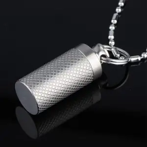 Stainless Steel Sturdy Mini Pill Box, 1 Count Portable Pocket Size Mini Pill Storage Box, Sealed Healthcare Medicine Organizer, Pill Box for Home, Travel, Outdoor, Daily Use, Travel Essentials