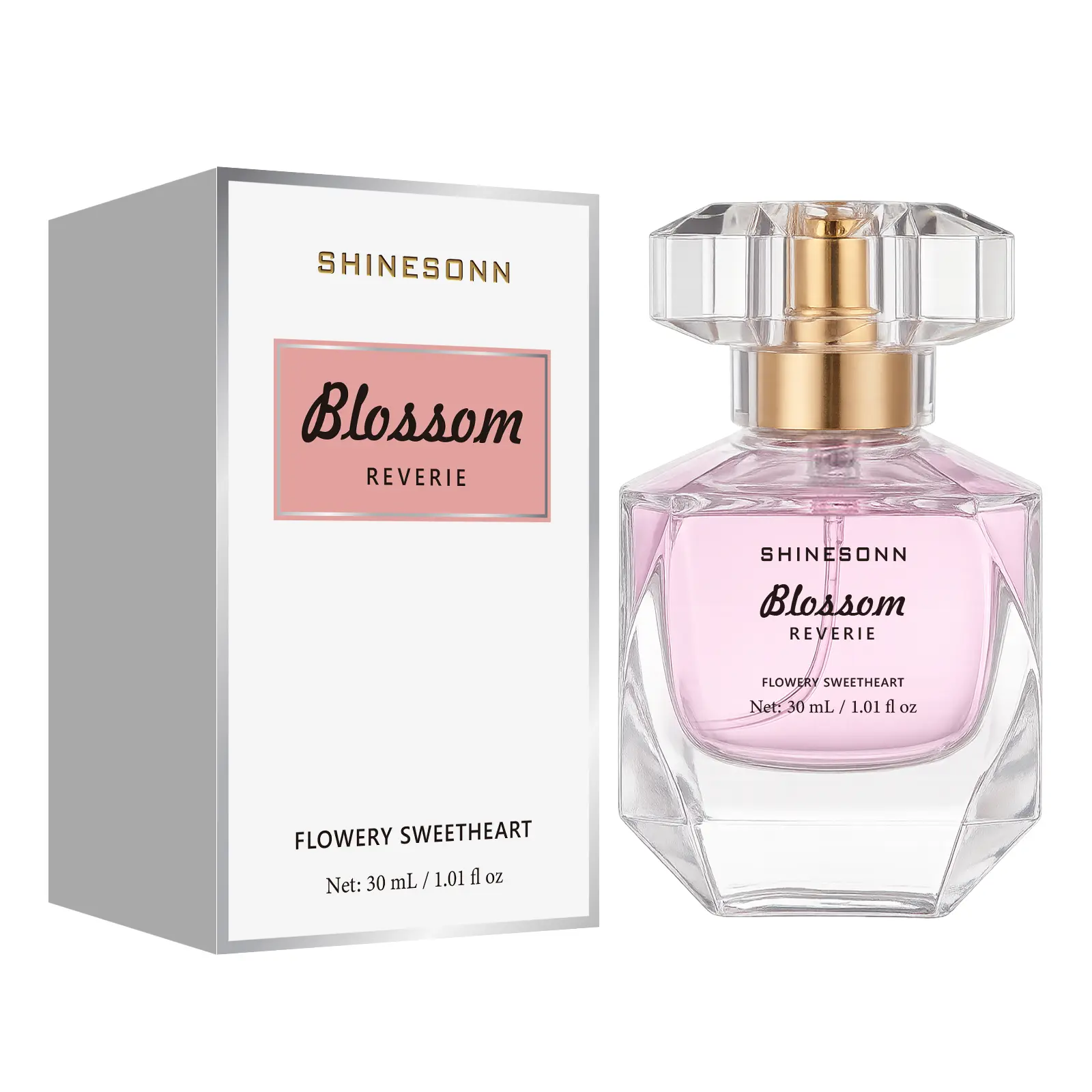 Women's SHINESONN Blossom Reverie Bloom Perfume (XS, Single Item), 30ml/1.01fl oz Long-Lasting Flowery Spray with Pomegranate-Roses-Vanilla-Musk, Natural Fruity-Floral Scent, Youth Appeal, 24-Month Shelf Life, for Dates & Everyday Wear, Perfumes For Women