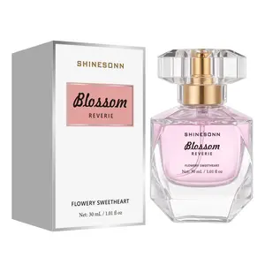 Women's SHINESONN Blossom Reverie Bloom Perfume Girl (XS, Single Item), 30ml/1.01fl oz (1-1.9 fl oz) Long-Lasting Flowery Spray, Pomegranate-Roses-Vanilla-Musk, Natural Fruity-Floral Scent, Youth Appeal, 24-Month Shelf Life, for Dates & Everyday Wear