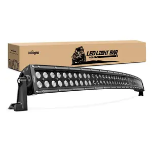 Nilight 50Inch 288W High Power Curved Car LED Work Light - Bright Illumination Driving Fog Lamp Light Bar for Offroad SUV, Truck 4x4 Carlights