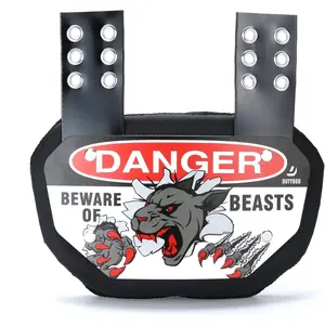 Football Back Plate Lower Back Rear Back Bone Protector Shield Backplate for Youth & Adult