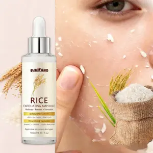 100ML Rice Exfoliating Serum, Gentle Skin Renewal, Improves Roughness and Dullness, Suitable for Sensitive Skin, Moisturizes and Nourishes, Smooth, Moisturizing, Nourishing, Hydrating