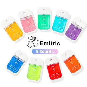 Hand Sanitizer Spray 1.5 Fl Oz 45mL Travel Size Mists Hydrating Moisturizing Lightweight Uplifting Scents 500 Sprays Per Bottle