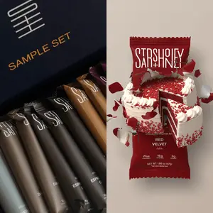 Stars + Honey | The Protein Bar – Bundle: Tasting Set & Red Velvet, All natural ingredients with added collagen, Gluten Free, Dairy Free, Soy Free, No Seed Oils, and No Sugar Alcohols.