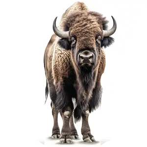 Bison Cardboard Cutout