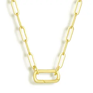 EVRY JEWELS Gold or Silver Plated Women's Dixie Charm Necklace