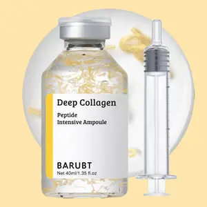 Collagen Peptide Ampoule Essence, Multi-Peptide Nourishing Formula Serum for Deep Hydration, Moisture Lock, Skin Firming, Brightening, Smooth Elastic Radiant Complexion, with Moisturizer, Hydrating, Skin Repair Benefits