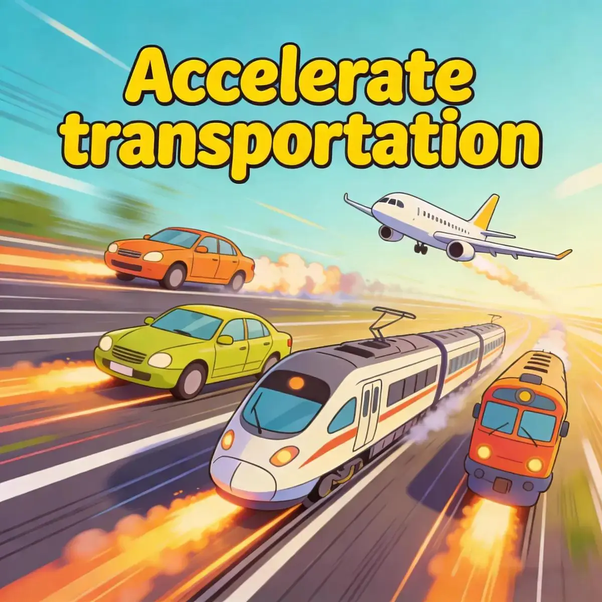 Accelerate transportation