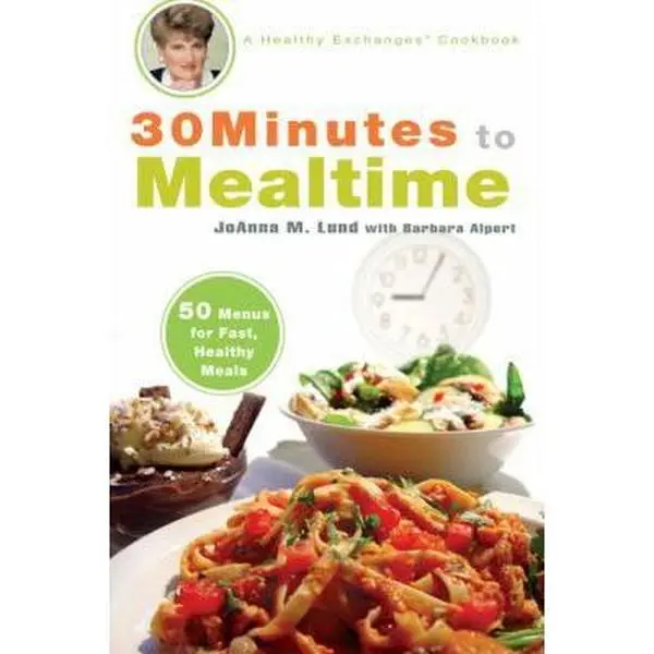 Used 30-Minute Cooking & Meal Prep Healthy Exchanges Cookbook by JoAnna M. Lund (Lund & Alpert, Paperback, Good/VG, 0.65 lbs)