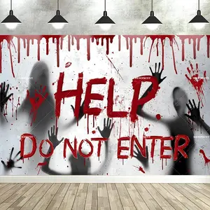 Party Tapestry for Photography Ghost Shadow Terror Zombie Scene Shoot Photographic Backdrop Photocall Photo Studio