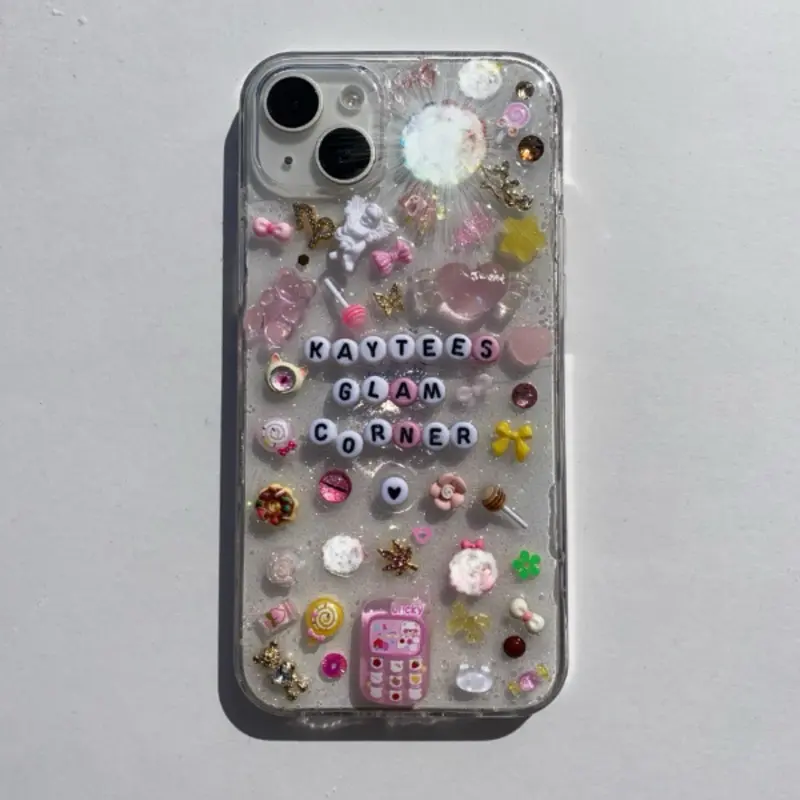 Kaytee's Glam Corner Customized Junk Phone Cases - Unique Design, Custom Theme, Express Yourself with Your Vision