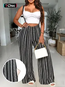 Summer Women's Solid Color Strapless Pants Beach Style Vacation Wear, Casual Fashion, Comfortable and Stylish, Perfect for Summer