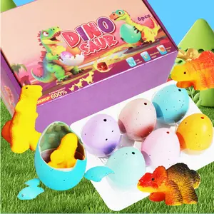 Water Activated Hatching Surprise Eggs 6 Water Activated Dinosaur for Kids - Capsules, Birthday Party Gift Toy