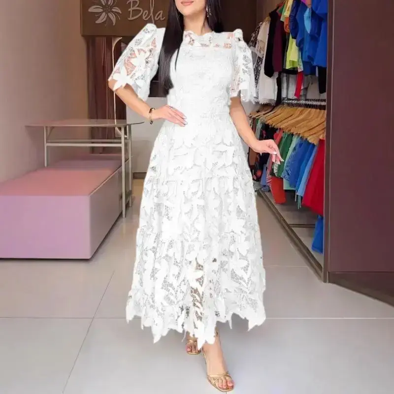 sachin and babi light blue dress New In ✨ ✨ Lace Mix Flare Dress Available in all sizes from 6 - 24 Color -  Black Price main image 0
