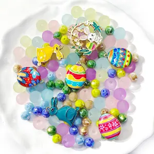 B227]Eggcellent Easter DIY Beads DIY Charms Set LL