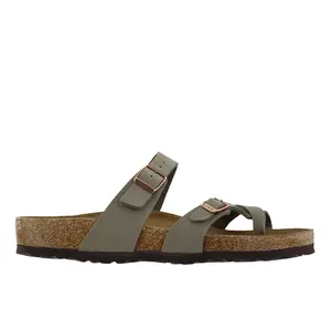 BIRKENSTOCK Womens Mayari Birkibuc Casual Sandals Casual - Grey