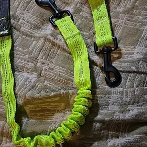 Product Review of iYoShop Hands Free Dog Leash with Zipper Pouch, Dual Padded Handles and Durable Bungee for Walking, Jogging and Running Your Dog from d**2