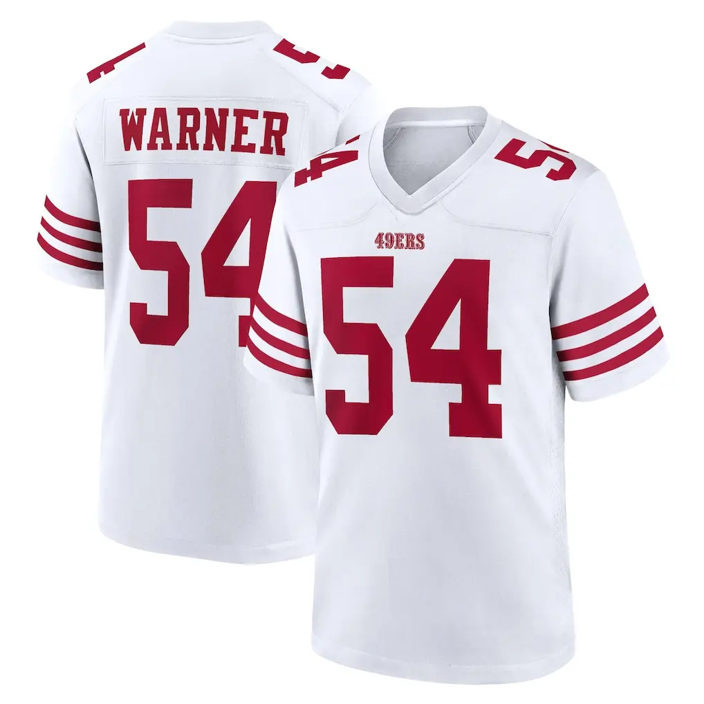 Retro Football Jersey Number 54, Game Day Fan Apparel Short Sleeve V-Neck Shirt, Red Game Day Football Jersey #54, Classic Sports Apparel Unisex V-Neck Shirt