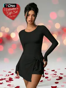 Women's Seamless Fashion U-Back Sports Dress, High Elastic Skin-Friendly Fabric, Versatile for Tennis and Daily Wear