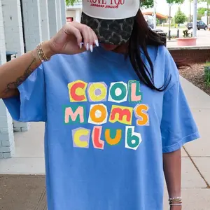 Ransom Note Cool Moms Club Shirt, Retro Mama Tshirt, Motherhood Tee, New Mom Gift, Comfort Colors Cool Mom Club