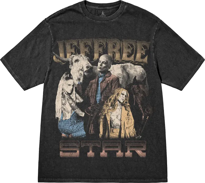 Kith x Scarface Tony Vintage Long Sleeve Pocket Tee Black (men) by