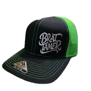 BRAT TAMER Hat (Carbon Fiber Silver Leatherette Patch)