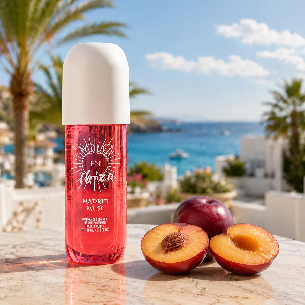 SOLO EN IBIZA Madrid Muse Hair & Body Fragrance Mist - Quick-Drying Aromatic Floral Fragrance with Elegant Jasmine, Plum & Vanilla Creme, Vanilla Scents, Smelling Good, Signature Scent, Elegant Jasmine Fragrance