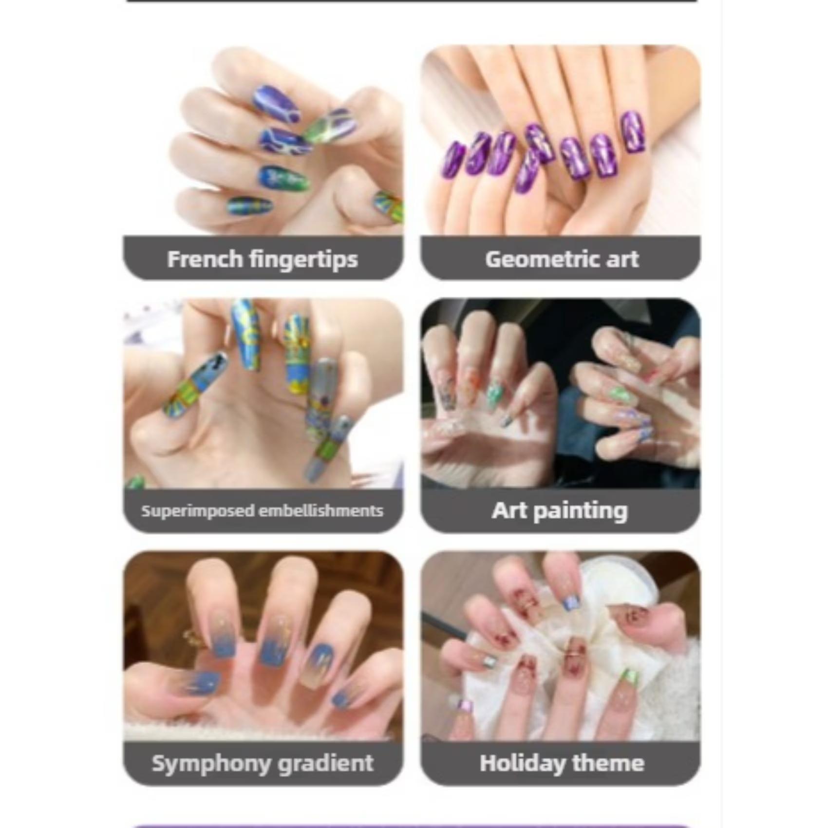 10-Color Acrylic Paint Nail Doodle Pen, Manicure Tool Assorted Colors Quick-Drying Acrylic Paint Pens for Note Taking,DIY Manicures & Easy 3D Designs,kids stuff for girls-Nail Care Cutics Manicure Polish Cosmetic