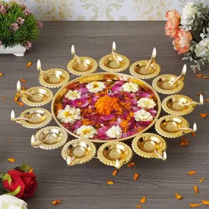Traditional Urli Bowl for Festive Decoration and Tableware - Perfect for Rangoli Patterns