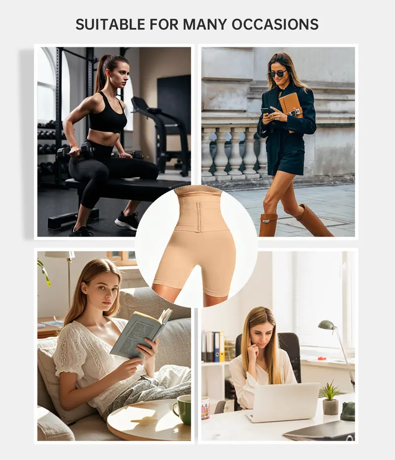 Product Introduction of VVL Holiday Haul Belt Waist Shapewear for Women Tummy Control Butt Lift Seamless Shorts for Easy Bathroom Wear Compression Basic Minimalist Style 10