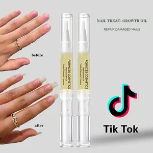 Organic Nail Growth Oil for Moisturizing, Strengthening, and Brightening - Vegan & Cruelty-Free Moisture Nail Care Moisturize