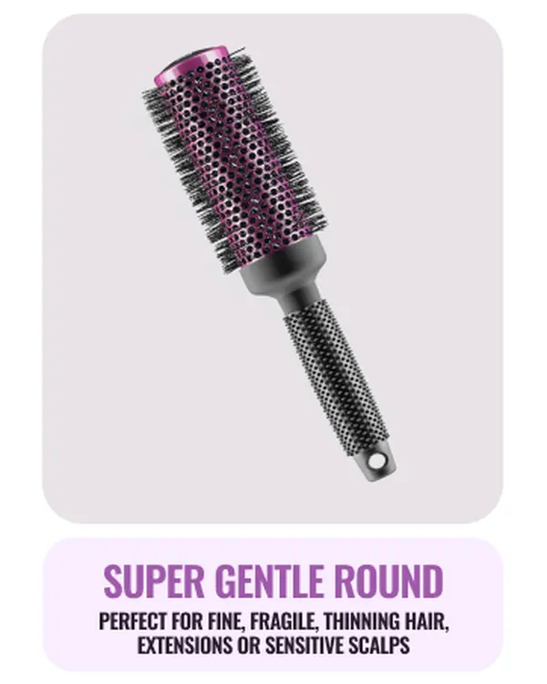 Ergo Super Gentle Round Hair Brush ERG65