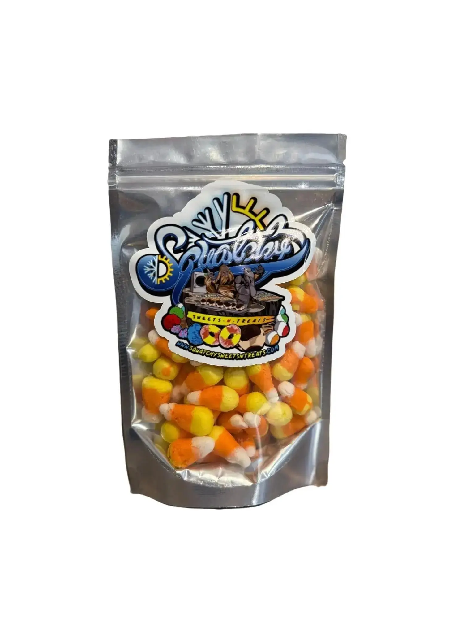 Squatchy Sweets n Treats Crunchy Freeze Dried Halloween Candy Corn Limited Edition Crispy Honey-Like Taste Classic Sweet Treat for Fall Vibes Movie Nights Snack Bonbon