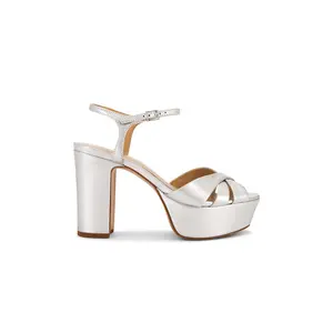 Schutz Keefa Platform Heel in Prata