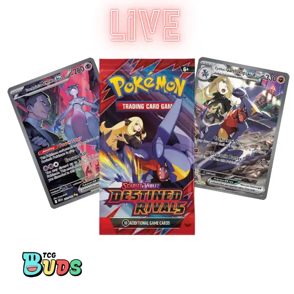 Pokémon Scarlet and Violet: Destined Rivals Booster Pack - Opened LIVE on Stream!