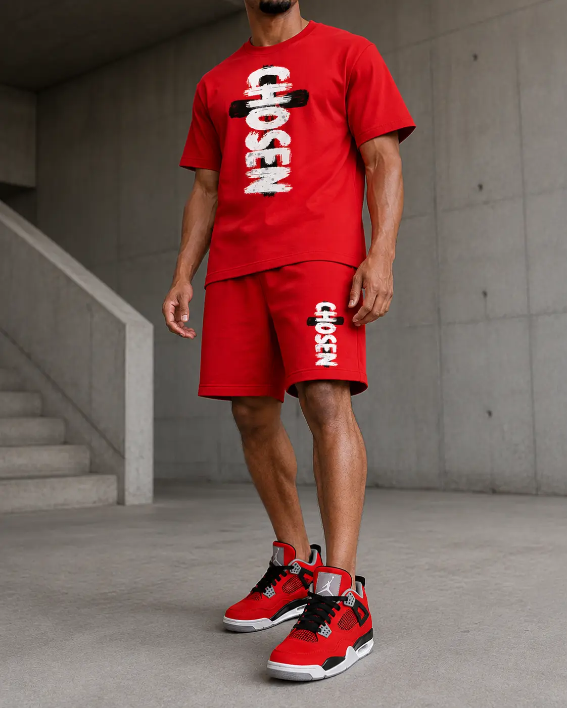Chosen Cross 2-Piece Short Set – Jd 4 “Toro Bravo”