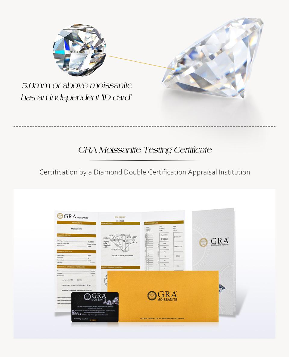 Full Moissanite Diamond Bracelet DVVS1 for Women 925 Sterling Silver Gold Plated Lucky Engagement Wedding Jewelry Gift