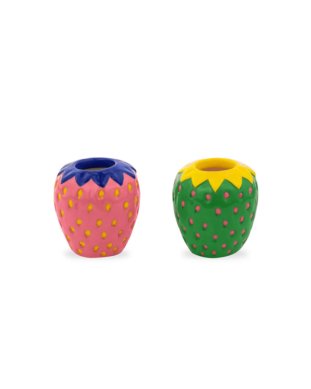 Candle Holder Set - Strawberries