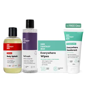 Her Fantasy Box Soft & Clean Body Hygiene Kit Her Fantasy Box Soft & Clean Body Hygiene Kit