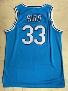 Retro Vintage Men's Basketball Jersey Bird Indiana State Basketball Reprint Basketball Jersey ALL OVER PRINT