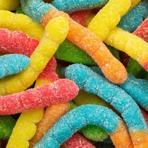 AMISH Walnut Creek Sour Mini Gummi Worms 11oz