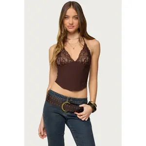 Ghita Lacey Halter Corset