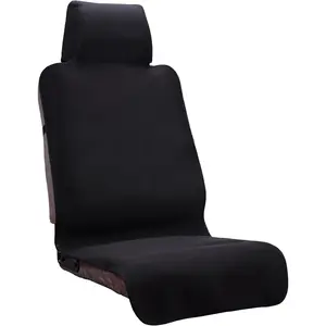 Seat Cover Towel Protector Neoprene Universal Fit, Upgraded  Washable & Removable Non-Slip  Carseat Towel Covers,  for Gym/Yoga/Workout(Black,1PCS