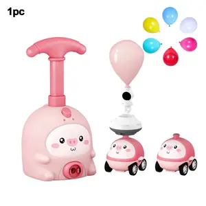 2026 New Air Power Launcher Car Toy, Balloon Powered Inertia Ball Car Plastic Kids Toy, Fun and Safe Plaything