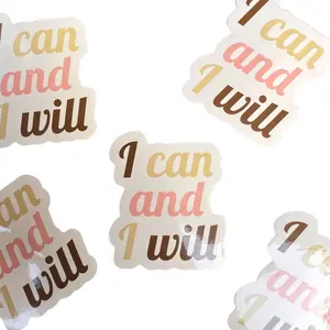 Motivational Retro Vinyl Sticker