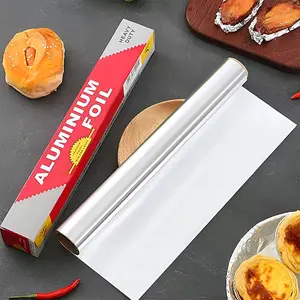 2\4\6pcs Heavy-duty Aluminum Foil Roll Package - For Restaurants & Food Packaging - Disposable & Suitable for Burritos, Hot Dogs & Sandwiches - Ideal for Food Service & Catering