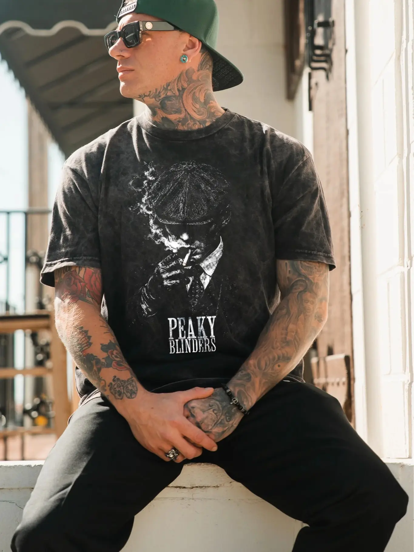 Shelby Peaky Blinders Tee | Gangster inspired Shirt | Retro Iconic British Crime Series gift, Mafia Cinema Lover