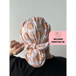 DuoStyle Scrub Hat - Sun and Moon
