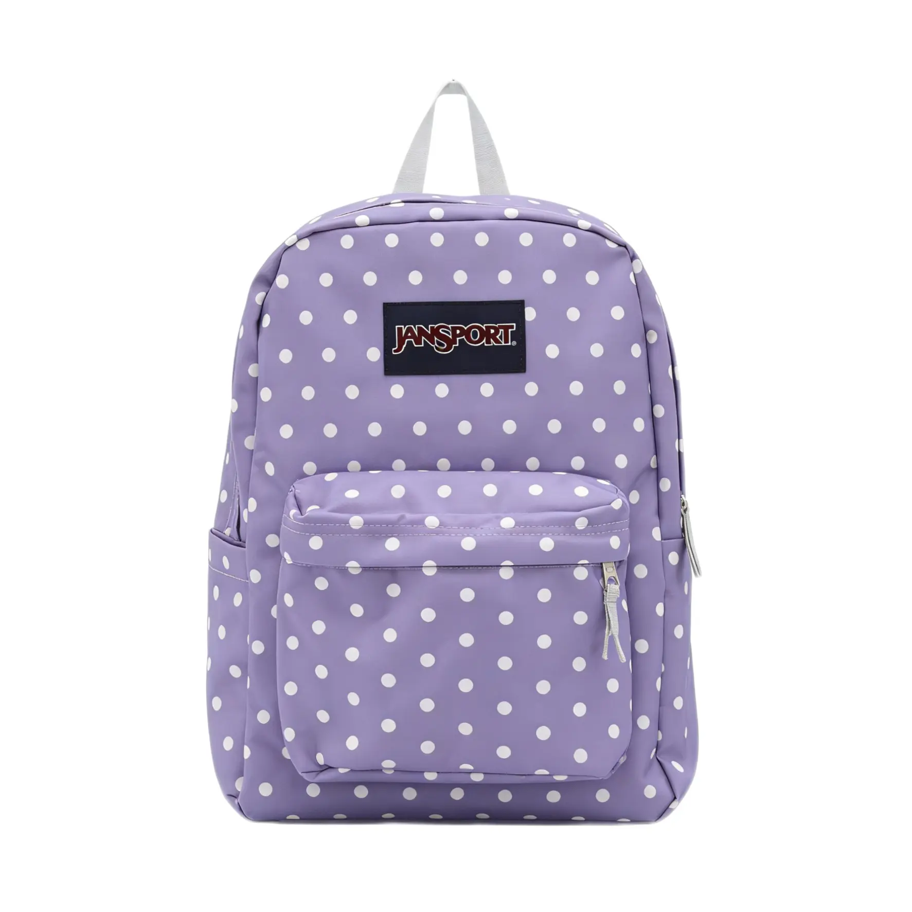 JanSport Classic Printed Aesthetic Backpack, Waterproof Nylon Lightweight Bookbag, Cute Polka Dot Leopard Cat French Bulldog Prints for Teen Girls Back To School