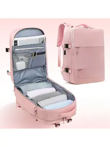 Women Men Hand Luggage Backpack Business College Laptop Travel Backpack Bag Carry on mochila viaje cabina avion 40x20x25, Travel Lightweight Bag